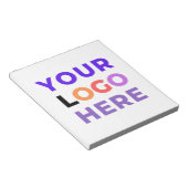 Blocs-notes publicitaires (logo de l'entreprise) (Incliné)