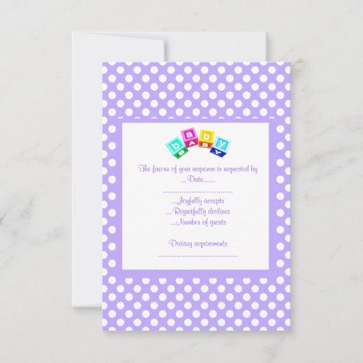 BLOCS RSVP POLKA DOT POLKA POT BABY SHOWER (Devant)
