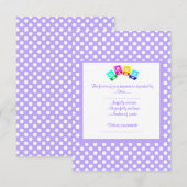 BLOCS RSVP POLKA DOT POLKA POT BABY SHOWER (Devant / Derrière)