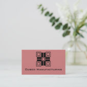 Blocs ultramodernes Carte de visite horizontal, Ma (Debout devant)