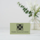 Blocs ultramodernes Carte de visite horizontal, Sa (Debout devant)