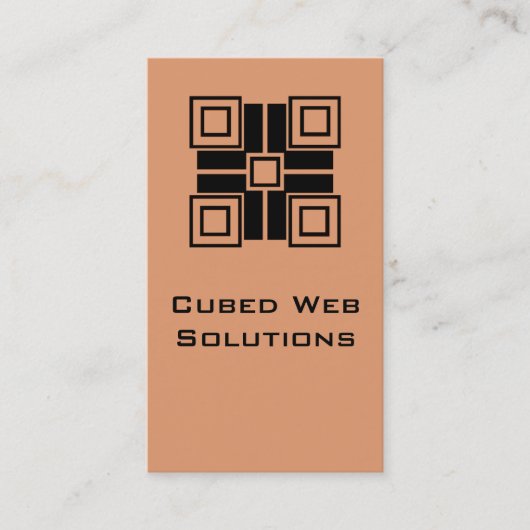 Blocs ultramodernes Carte de visite vertical, Cora (Devant)