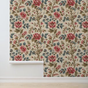 blod Bloemen Victoriaans oude William Morris chint Behang
