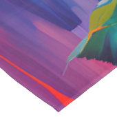 Blode roze roze roze roze in bloem gedicht Bohemia Tafelkleed (Gekanteld)