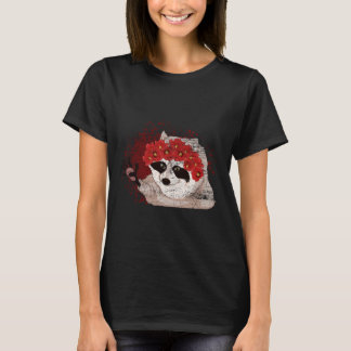Bloed bloesem Bosdiervuilnis Panda Floral Ra T-shirt