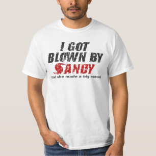 Bloed door Sandy Distress Hurricane Sandy t-shirt