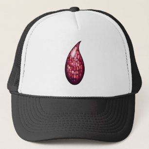 Bloed druppel trucker pet