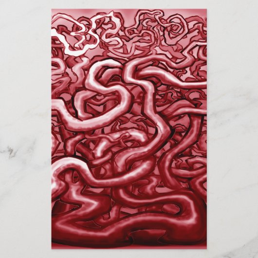 Bloed en darmen briefpapier (Voorkant)