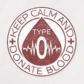 Bloed- en lymfestelsel- aandoeningen labels (Design 1)