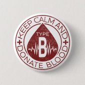 Bloed- en lymfestelsel- aandoeningen ronde button 5,7 cm (Voorkant)