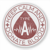 Bloed- en lymfestelsel- aandoeningen sticker (Voorkant)