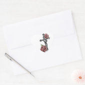 Bloed en Rozen Hart Sticker (Envelop)
