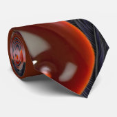 bloed en zwarte veren stropdas (Opgerold)