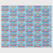 Bloed is dikker dan water maar mazelen cadeaupapier (Vlak)