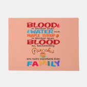 Bloed is dikker dan water maar mazelen deurmat (Voorkant)