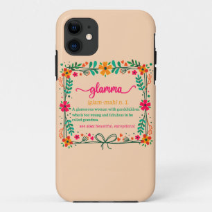 Bloed Lijst Glamma Grandma Grandmoeder Definition iPhone 11 Hoesje