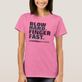 Bloed met vaste vinger t-shirt (Voorkant)