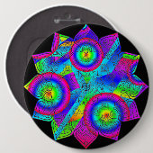 Bloed paradijs ronde button 6,0 cm (Voorkant /achterkant)