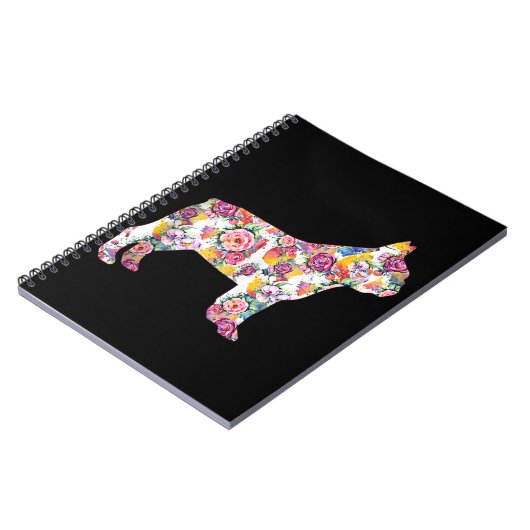 Bloed Pattern Frenchie French Bulldogs Lover Gift Notitieboek (Linkerzijde)