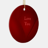 Bloed Red Hearts Ornament (Rechts)
