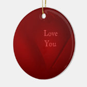 Bloed Red Hearts Ornament (Links)