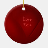 Bloed Red Hearts Ornament (Achterkant)