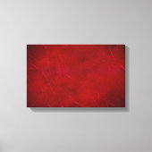 Bloed rode Abstracte textuur met krassen Canvas Afdruk (Voorkant)