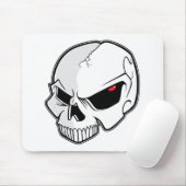 Bloed rode oogbollen Schaal Muismat (Met muis)