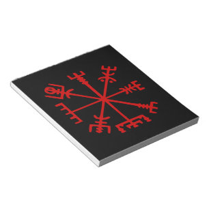 Bloed rode vísir (Viking Compass) Notitieblok