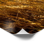 Bloed-rode zonnebank perfect poster (Hoek)