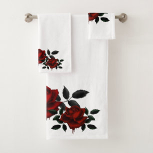 Bloed Roos Bad Handdoek