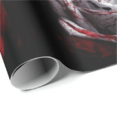 Bloed Roos Gothic Cadeaupapier (Rol Hoek)