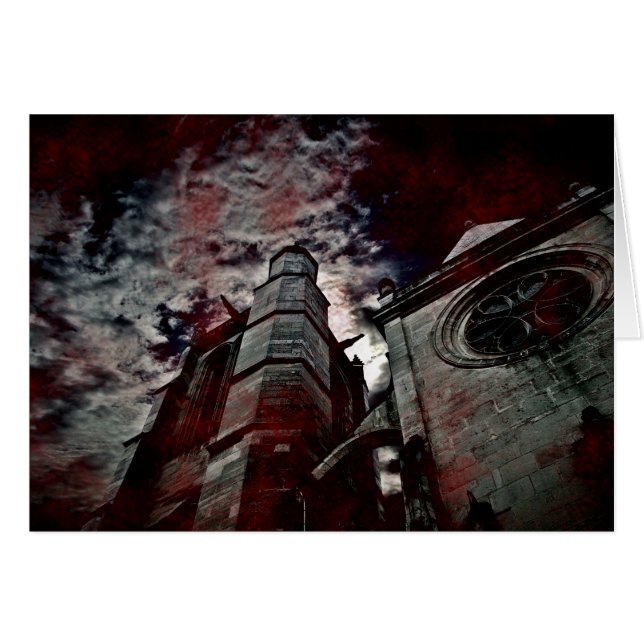 Bloed spatten kathedraal (Voorkant Horizontaal)