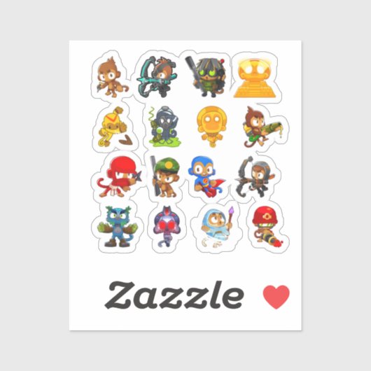 bloed td 6 sticker (Vel)