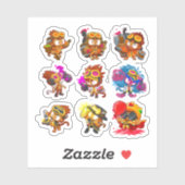 bloed td 6 sticker (Vel)