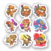 bloed td 6 sticker (Voorkant)