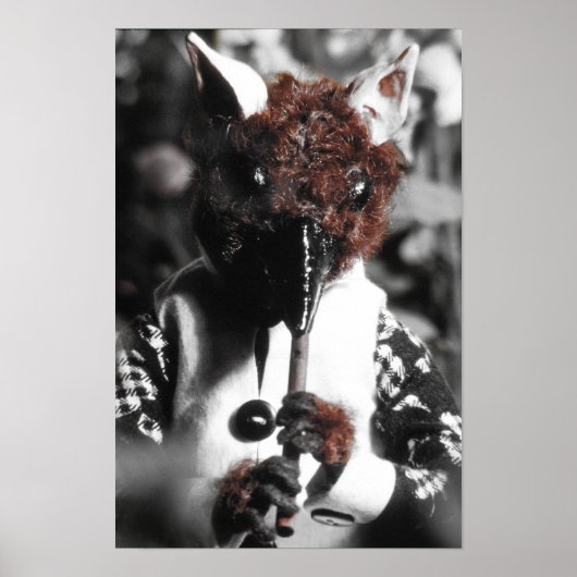 Bloed thee en rode string fluiter print (Voorkant)