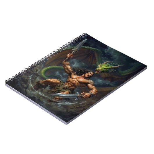 Bloed van de Wyrm-draak en krijger Notitieboek (Linkerzijde)