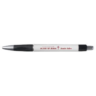Bloed van Jezus Kruis gepersonaliseerd Pen