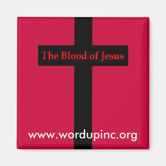 Bloed van Jezus Magneet (Voorkant)