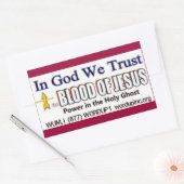 Bloed van Jezus Sticker (Envelop)