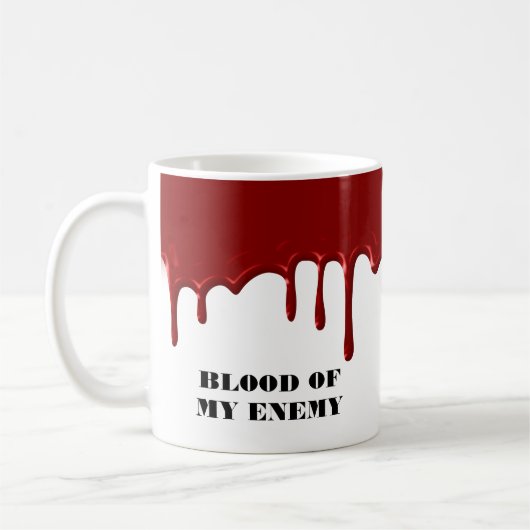 Bloed van mijn Vijand Halloween  Koffiemok (Links)