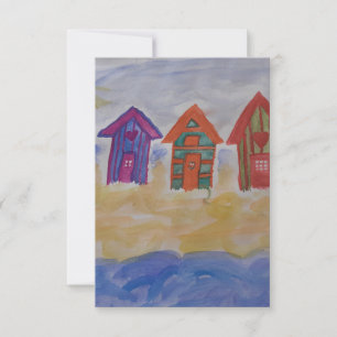 Bloed Wenskaart met blote doorsnede Kaart