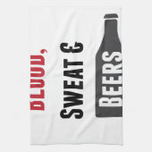 Bloed, zweet en bier theedoek (Verticaal)