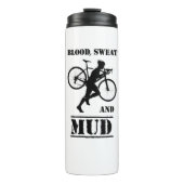 Bloed zweet en modder cyclocross thermosbeker (Voorkant)
