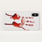 Bloedafdruk Case-Mate iPhone Case (Achterkant (horizontaal))
