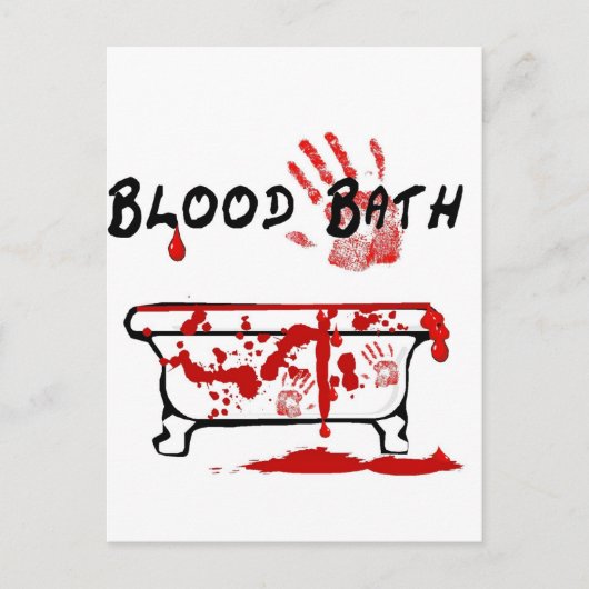 Bloedbad Briefkaart (Voorkant)