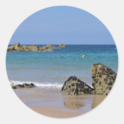 Bloedbad van Plévenon in Frankrijk Ronde Sticker (Voorkant)