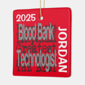 Bloedbank Technoloog Buitengewoon CUSTOM Keramisch Ornament (Links)