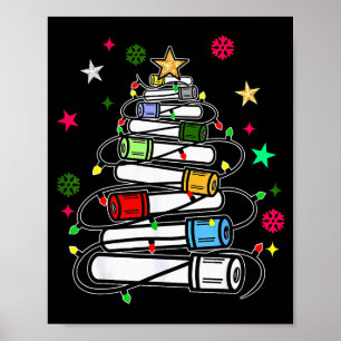 Bloedbuis Kerstboom Flebotomist Tech Flebotomie Poster